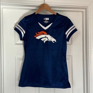 NFL Team Apparel Blue Broncos Jersey Women’s SMALL